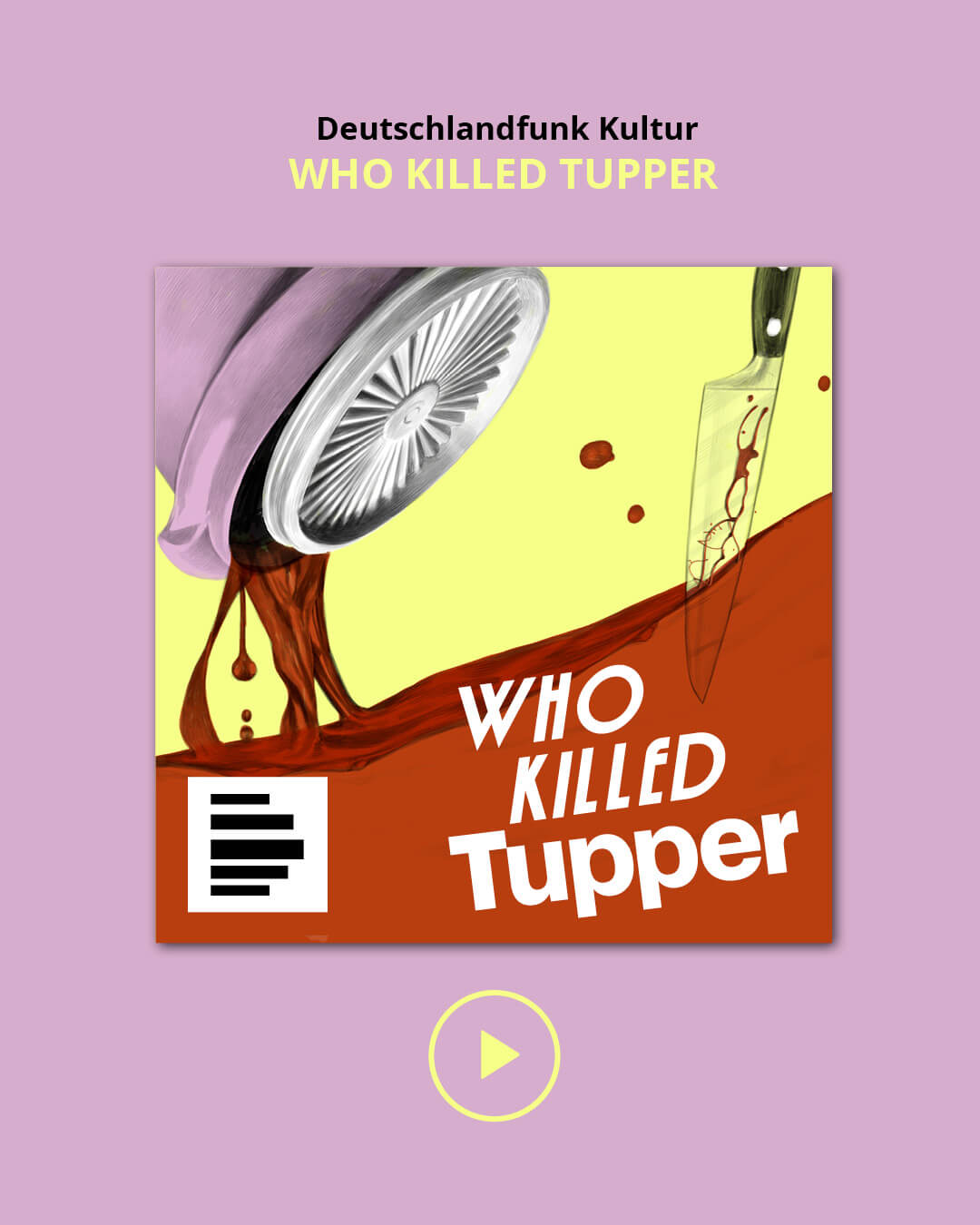 Deutschlandfunk Podcast Cover 'Who Killed Tupper'