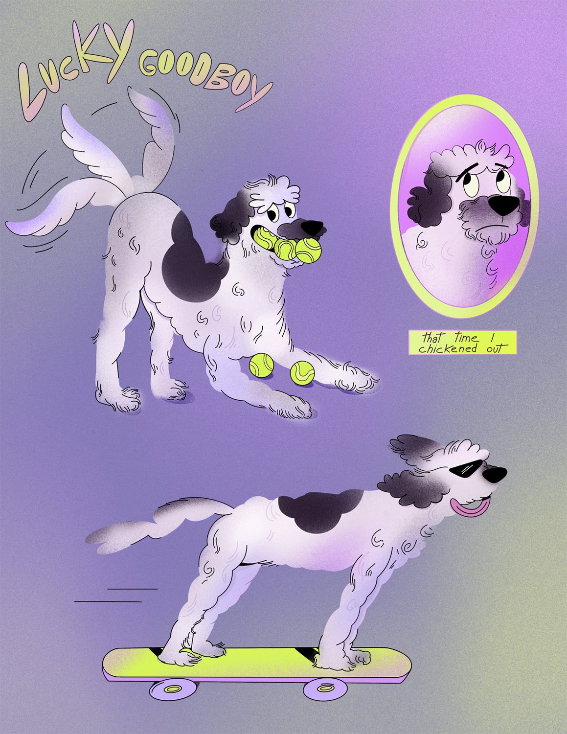 Lucky Dog Character Concept