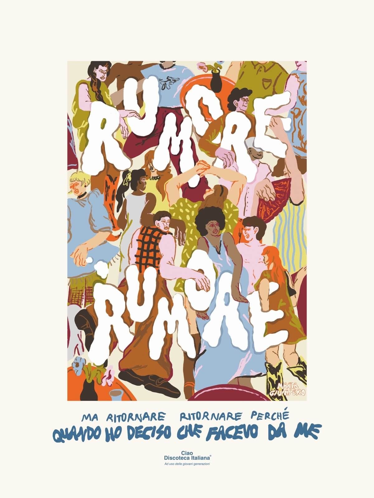 Ciao Discoteca Italiana T-Shirt Design