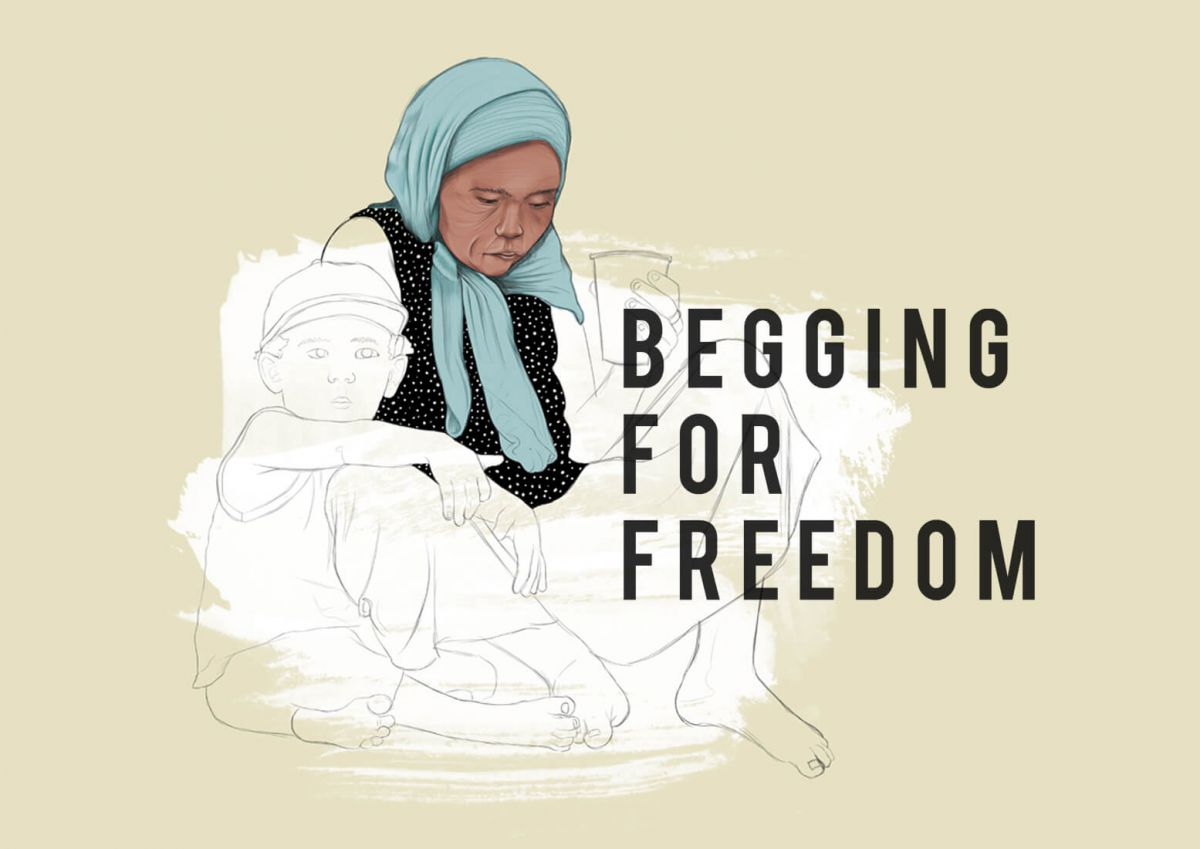 Begging for freedom