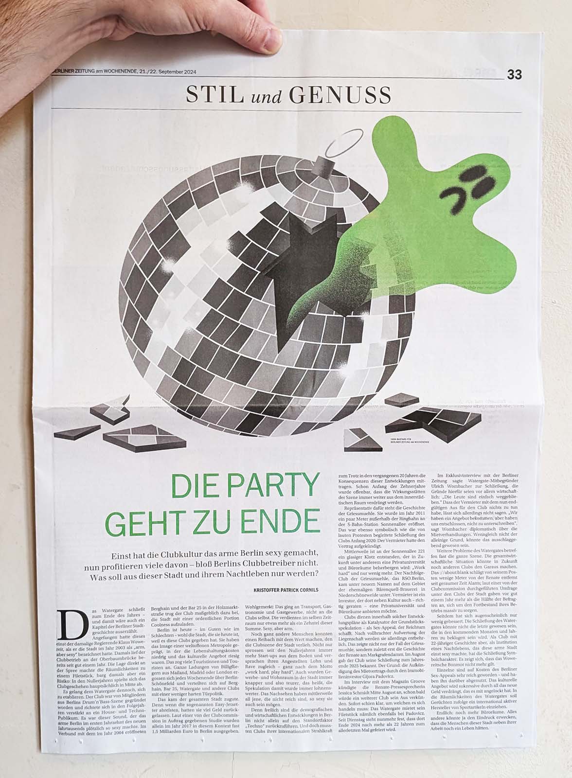 Berliner Zeitung - Clubsterben